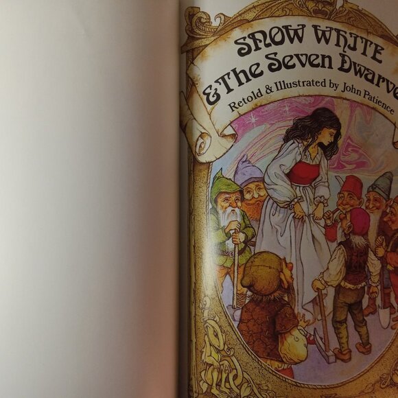 Snow White and The Seven Dwarfs John Patience Once Upon a Story Time Vintage - Picture 3 of 9